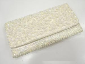 アンティーク　ビーズ　ハンドバッグ